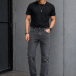 Black Striaght Pant
