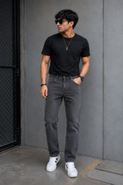 Black Striaght Pant