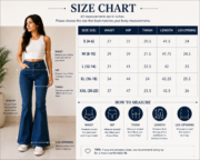 Women's Blue Bell Bottom Jeans - Image 3