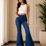 Women's Blue Bell Bottom Jeans