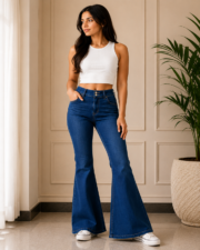 Women's Blue Bell Bottom Jeans