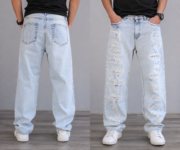 Distressed Cut Patches Pant - Image 2