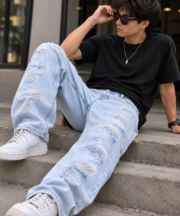 Distressed Cut Patches Pant - Image 4