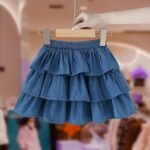 Blue Kids Denim Skirt