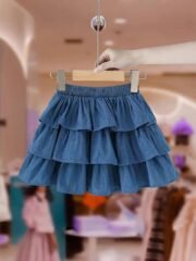 Blue Kids Denim Skirt